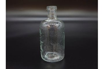 大正〜昭和初期　様々な用途に使える小瓶5個セット(気泡、ガラスビン、硝子、ボトル、薬瓶、花瓶、花入れ、花器)(R-077082)