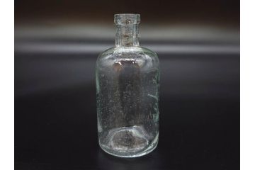 大正〜昭和初期　様々な用途に使える小瓶5個セット(気泡、ガラスビン、硝子、ボトル、薬瓶、花瓶、花入れ、花器)(R-077082)