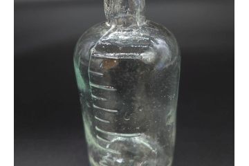 大正〜昭和初期　様々な用途に使える小瓶5個セット(気泡、ガラスビン、硝子、ボトル、薬瓶、花瓶、花入れ、花器)(R-077082)