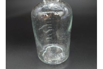 大正〜昭和初期　様々な用途に使える小瓶5個セット(気泡、ガラスビン、硝子、ボトル、薬瓶、花瓶、花入れ、花器)(R-077082)