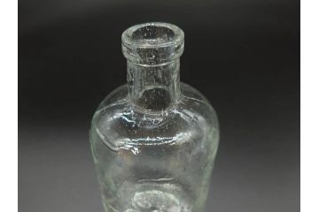 大正〜昭和初期　様々な用途に使える小瓶5個セット(気泡、ガラスビン、硝子、ボトル、薬瓶、花瓶、花入れ、花器)(R-077082)