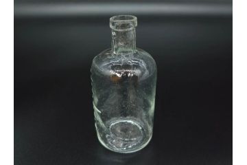 大正〜昭和初期　様々な用途に使える小瓶5個セット(気泡、ガラスビン、硝子、ボトル、薬瓶、花瓶、花入れ、花器)(R-077082)