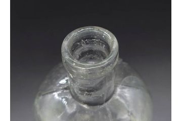 大正〜昭和初期　様々な用途に使える小瓶5個セット(気泡、ガラスビン、硝子、ボトル、薬瓶、花瓶、花入れ、花器)(R-077082)