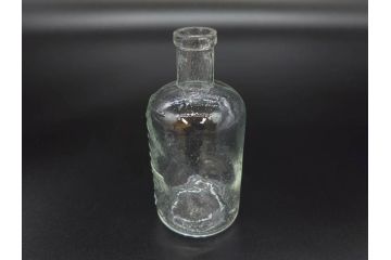 大正〜昭和初期　様々な用途に使える小瓶5個セット(気泡、ガラスビン、硝子、ボトル、薬瓶、花瓶、花入れ、花器)(R-077082)