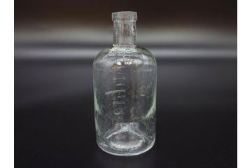 大正〜昭和初期　様々な用途に使える小瓶5個セット(気泡、ガラスビン、硝子、ボトル、薬瓶、花瓶、花入れ、花器)(R-077082)