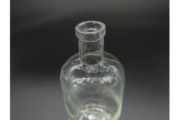 大正〜昭和初期　様々な用途に使える小瓶5個セット(気泡、ガラスビン、硝子、ボトル、薬瓶、花瓶、花入れ、花器)(R-077082)