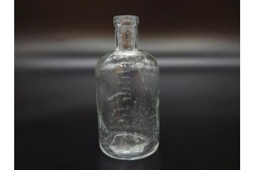 大正〜昭和初期　様々な用途に使える小瓶5個セット(気泡、ガラスビン、硝子、ボトル、薬瓶、花瓶、花入れ、花器)(R-077082)