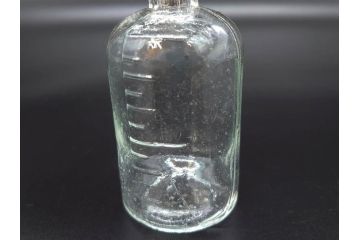 大正〜昭和初期　様々な用途に使える小瓶5個セット(気泡、ガラスビン、硝子、ボトル、薬瓶、花瓶、花入れ、花器)(R-077082)