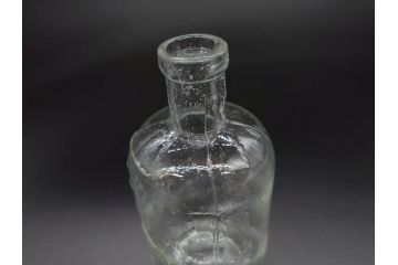 大正〜昭和初期　様々な用途に使える小瓶5個セット(気泡、ガラスビン、硝子、ボトル、薬瓶、花瓶、花入れ、花器)(R-077082)