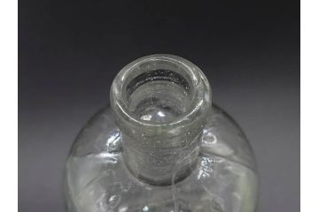 大正〜昭和初期　様々な用途に使える小瓶5個セット(気泡、ガラスビン、硝子、ボトル、薬瓶、花瓶、花入れ、花器)(R-077082)