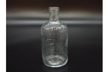 大正〜昭和初期　様々な用途に使える小瓶5個セット(気泡、ガラスビン、硝子、ボトル、薬瓶、花瓶、花入れ、花器)(R-077083)