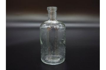 大正〜昭和初期　様々な用途に使える小瓶5個セット(気泡、ガラスビン、硝子、ボトル、薬瓶、花瓶、花入れ、花器)(R-077083)