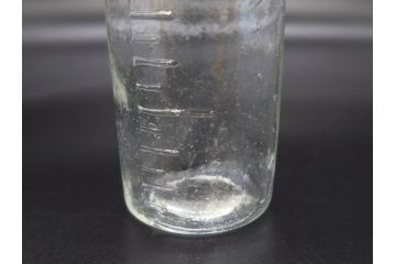 大正〜昭和初期　様々な用途に使える小瓶5個セット(気泡、ガラスビン、硝子、ボトル、薬瓶、花瓶、花入れ、花器)(R-077083)