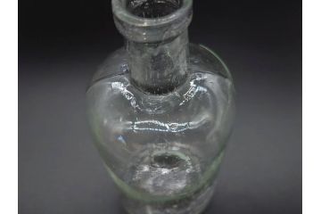 大正〜昭和初期　様々な用途に使える小瓶5個セット(気泡、ガラスビン、硝子、ボトル、薬瓶、花瓶、花入れ、花器)(R-077083)