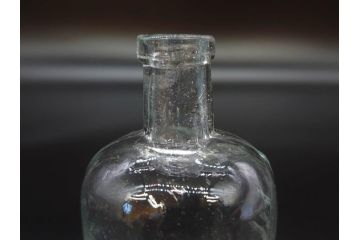 大正〜昭和初期　様々な用途に使える小瓶5個セット(気泡、ガラスビン、硝子、ボトル、薬瓶、花瓶、花入れ、花器)(R-077083)