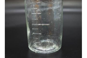 大正〜昭和初期　様々な用途に使える小瓶5個セット(気泡、ガラスビン、硝子、ボトル、薬瓶、花瓶、花入れ、花器)(R-077083)