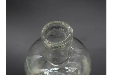 大正〜昭和初期　様々な用途に使える小瓶5個セット(気泡、ガラスビン、硝子、ボトル、薬瓶、花瓶、花入れ、花器)(R-077083)