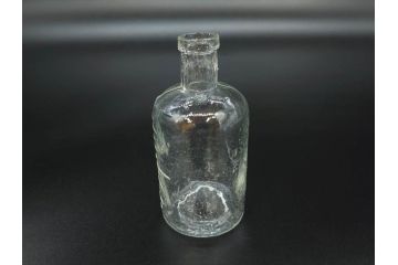 大正〜昭和初期　様々な用途に使える小瓶5個セット(気泡、ガラスビン、硝子、ボトル、薬瓶、花瓶、花入れ、花器)(R-077083)