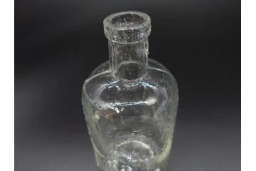 大正〜昭和初期　様々な用途に使える小瓶5個セット(気泡、ガラスビン、硝子、ボトル、薬瓶、花瓶、花入れ、花器)(R-077083)