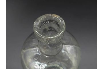 大正〜昭和初期　様々な用途に使える小瓶5個セット(気泡、ガラスビン、硝子、ボトル、薬瓶、花瓶、花入れ、花器)(R-077083)