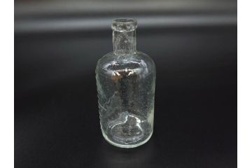 大正〜昭和初期　様々な用途に使える小瓶5個セット(気泡、ガラスビン、硝子、ボトル、薬瓶、花瓶、花入れ、花器)(R-077083)