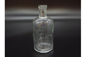 大正〜昭和初期　様々な用途に使える小瓶5個セット(気泡、ガラスビン、硝子、ボトル、薬瓶、花瓶、花入れ、花器)(R-077083)