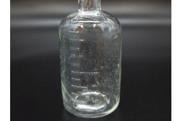 大正〜昭和初期　様々な用途に使える小瓶5個セット(気泡、ガラスビン、硝子、ボトル、薬瓶、花瓶、花入れ、花器)(R-077083)