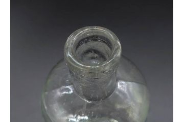 大正〜昭和初期　様々な用途に使える小瓶5個セット(気泡、ガラスビン、硝子、ボトル、薬瓶、花瓶、花入れ、花器)(R-077083)