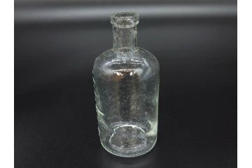 大正〜昭和初期　様々な用途に使える小瓶5個セット(気泡、ガラスビン、硝子、ボトル、薬瓶、花瓶、花入れ、花器)(R-077083)