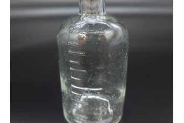 大正〜昭和初期　様々な用途に使える小瓶5個セット(気泡、ガラスビン、硝子、ボトル、薬瓶、花瓶、花入れ、花器)(R-077083)