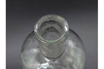 大正〜昭和初期　様々な用途に使える小瓶5個セット(気泡、ガラスビン、硝子、ボトル、薬瓶、花瓶、花入れ、花器)(R-077083)