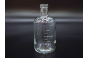大正〜昭和初期　様々な用途に使える小瓶5個セット(気泡、ガラスビン、硝子、ボトル、薬瓶、花瓶、花入れ、花器)(R-077084)