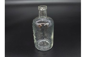 大正〜昭和初期　様々な用途に使える小瓶5個セット(気泡、ガラスビン、硝子、ボトル、薬瓶、花瓶、花入れ、花器)(R-077084)
