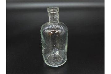 大正〜昭和初期　様々な用途に使える小瓶5個セット(気泡、ガラスビン、硝子、ボトル、薬瓶、花瓶、花入れ、花器)(R-077084)