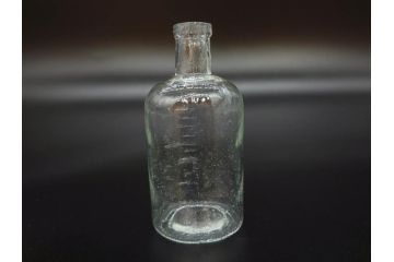 大正〜昭和初期　様々な用途に使える小瓶5個セット(気泡、ガラスビン、硝子、ボトル、薬瓶、花瓶、花入れ、花器)(R-077084)