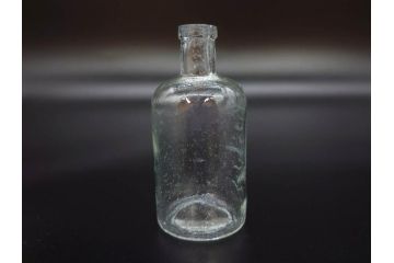 大正〜昭和初期　様々な用途に使える小瓶5個セット(気泡、ガラスビン、硝子、ボトル、薬瓶、花瓶、花入れ、花器)(R-077084)