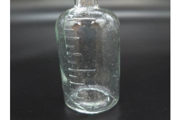 大正〜昭和初期　様々な用途に使える小瓶5個セット(気泡、ガラスビン、硝子、ボトル、薬瓶、花瓶、花入れ、花器)(R-077084)