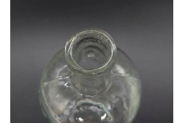 大正〜昭和初期　様々な用途に使える小瓶5個セット(気泡、ガラスビン、硝子、ボトル、薬瓶、花瓶、花入れ、花器)(R-077084)
