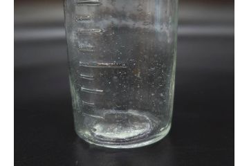大正〜昭和初期　様々な用途に使える小瓶5個セット(気泡、ガラスビン、硝子、ボトル、薬瓶、花瓶、花入れ、花器)(R-077085)