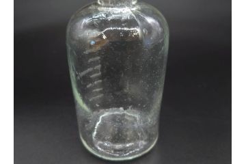 大正〜昭和初期　様々な用途に使える小瓶5個セット(気泡、ガラスビン、硝子、ボトル、薬瓶、花瓶、花入れ、花器)(R-077085)