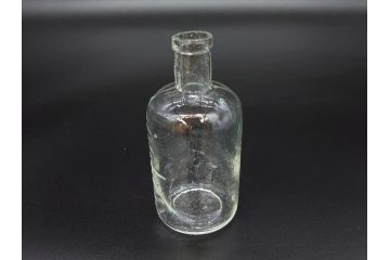 大正〜昭和初期　様々な用途に使える小瓶5個セット(気泡、ガラスビン、硝子、ボトル、薬瓶、花瓶、花入れ、花器)(R-077085)