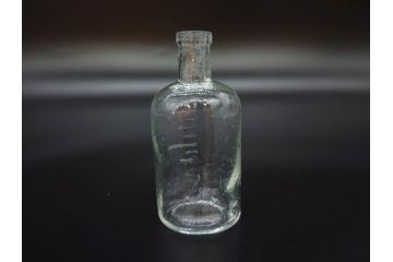 大正〜昭和初期　様々な用途に使える小瓶5個セット(気泡、ガラスビン、硝子、ボトル、薬瓶、花瓶、花入れ、花器)(R-077085)
