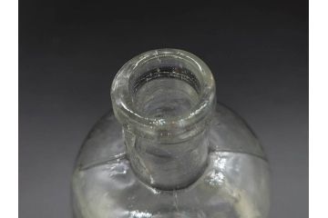 大正〜昭和初期　様々な用途に使える小瓶5個セット(気泡、ガラスビン、硝子、ボトル、薬瓶、花瓶、花入れ、花器)(R-077085)