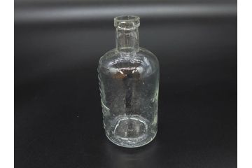 大正〜昭和初期　様々な用途に使える小瓶5個セット(気泡、ガラスビン、硝子、ボトル、薬瓶、花瓶、花入れ、花器)(R-077085)