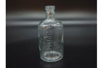大正〜昭和初期　様々な用途に使える小瓶5個セット(気泡、ガラスビン、硝子、ボトル、薬瓶、花瓶、花入れ、花器)(R-077085)