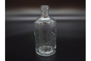 大正〜昭和初期　様々な用途に使える小瓶5個セット(気泡、ガラスビン、硝子、ボトル、薬瓶、花瓶、花入れ、花器)(R-077085)