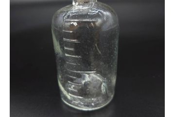 大正〜昭和初期　様々な用途に使える小瓶5個セット(気泡、ガラスビン、硝子、ボトル、薬瓶、花瓶、花入れ、花器)(R-077085)