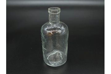 大正〜昭和初期　様々な用途に使える小瓶5個セット(気泡、ガラスビン、硝子、ボトル、薬瓶、花瓶、花入れ、花器)(R-077085)