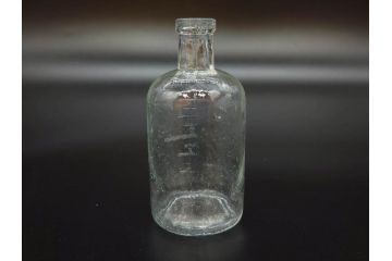 大正〜昭和初期　様々な用途に使える小瓶5個セット(気泡、ガラスビン、硝子、ボトル、薬瓶、花瓶、花入れ、花器)(R-077085)