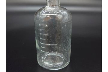 大正〜昭和初期　様々な用途に使える小瓶5個セット(気泡、ガラスビン、硝子、ボトル、薬瓶、花瓶、花入れ、花器)(R-077085)
